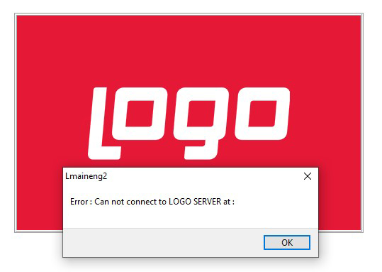 logo can not connect to logo server at 32070
